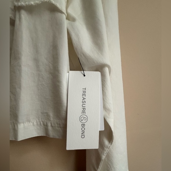 TREASURE & BOND Cutwork Yoke Crop
Cotton Blouse Ivory XL NWT Nordstrom SOLD OUT - Picture 15 of 16